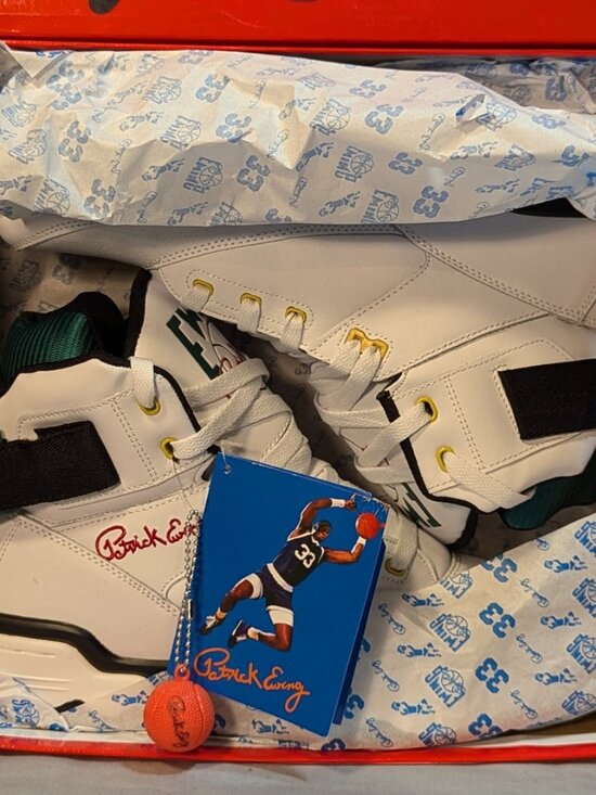 New Ewing 33 Hi OG White/Jamaica